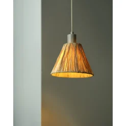 LEDVANCE DECOR RAFFIA GULVLAMPE BRUN/GRØN 21,3 CM