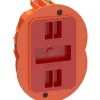 LK FUGA AIR SLIM 1 1/2 MODUL FORFRADÅSE MØRK ORANGE 1 1/2 M IP40 VINDTÆT