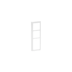 LK FUGA SOFT DESIGN 63 RAMME INKL. TEKNISK RAMME HVID 3 1/2 MODUL