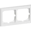 LK FUGA SOFTLINE 63 RAMME HVID 2 X 1 MODUL VANDRET