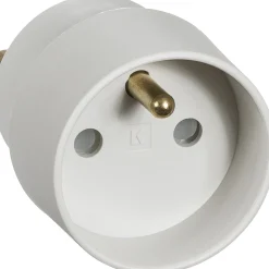 LK SCHUKO ADAPTER LYSEGRÅ 0