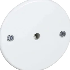 LK T/GL. TYPE M/AFLASTNING Ø80MM AFDÆKNING HVID
