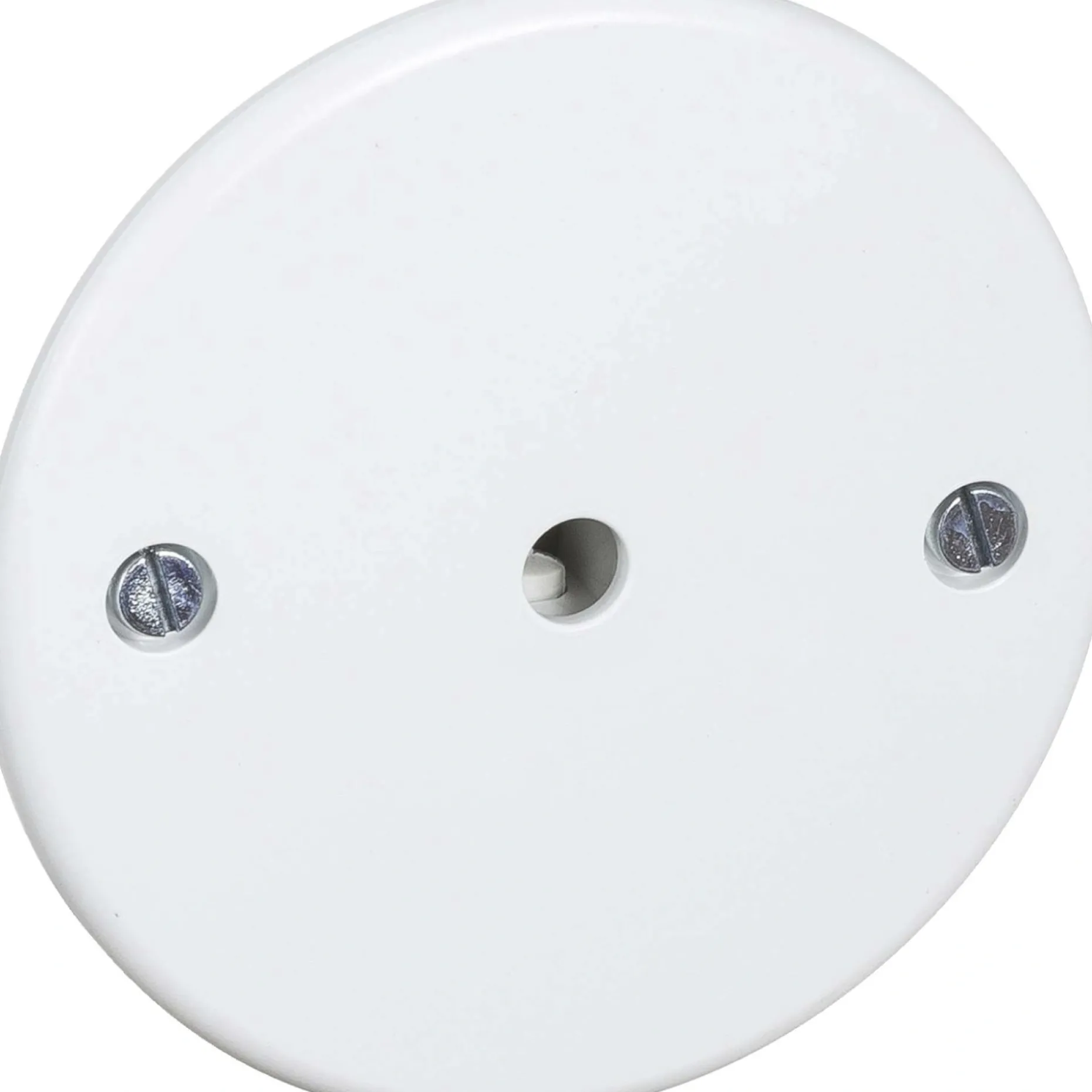 LK T/GL. TYPE M/AFLASTNING Ø80MM AFDÆKNING HVID