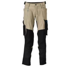 MASCOT ADVANCED 23179 BUKS MED KNÆLOMMER 90C60 LYS KAKI/SORT