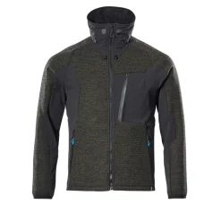 MASCOT ADVANCED 17105 STRIKCARDIGAN 3XL MOSGRØN/SORT