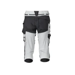 MASCOT CUSTOMIZED 22249 KNICKERS MED KNÆLOMMER C44 HVID/STENGRÅ