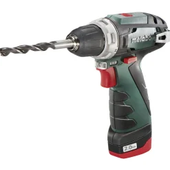 METABO POWERMAXX BS BASIC 2X2,0 AH BORE-/SKRUEMASKINE AKKU MED BATTERI OG LADER
