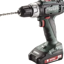 METABO SB 18 L 2X2,0 13 MM BORE-/SKRUEMASKINE MED SLAG AKKU MED BATTERI