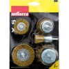 MILLARCO STÅLBØRSTE Ø20 - 75 MM 5 DELE