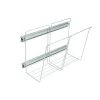 MILLEX AFFALDSSORTERING GRÅT STEL 36X27,5X50CM