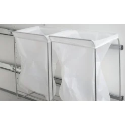 MILLEX AFFALDSSORTERING GRÅT STEL 36X27,5X50CM