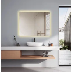 MILOBAD CL34 MED LED-LYS SPEJL 70X90