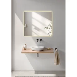 MILOBAD CL34 MED LED-LYS SPEJL 70X80