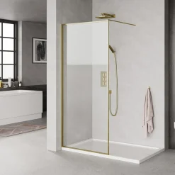 MILOBAD MESSING PROFIL BRUSEVÆG KLART GLAS 80 CM