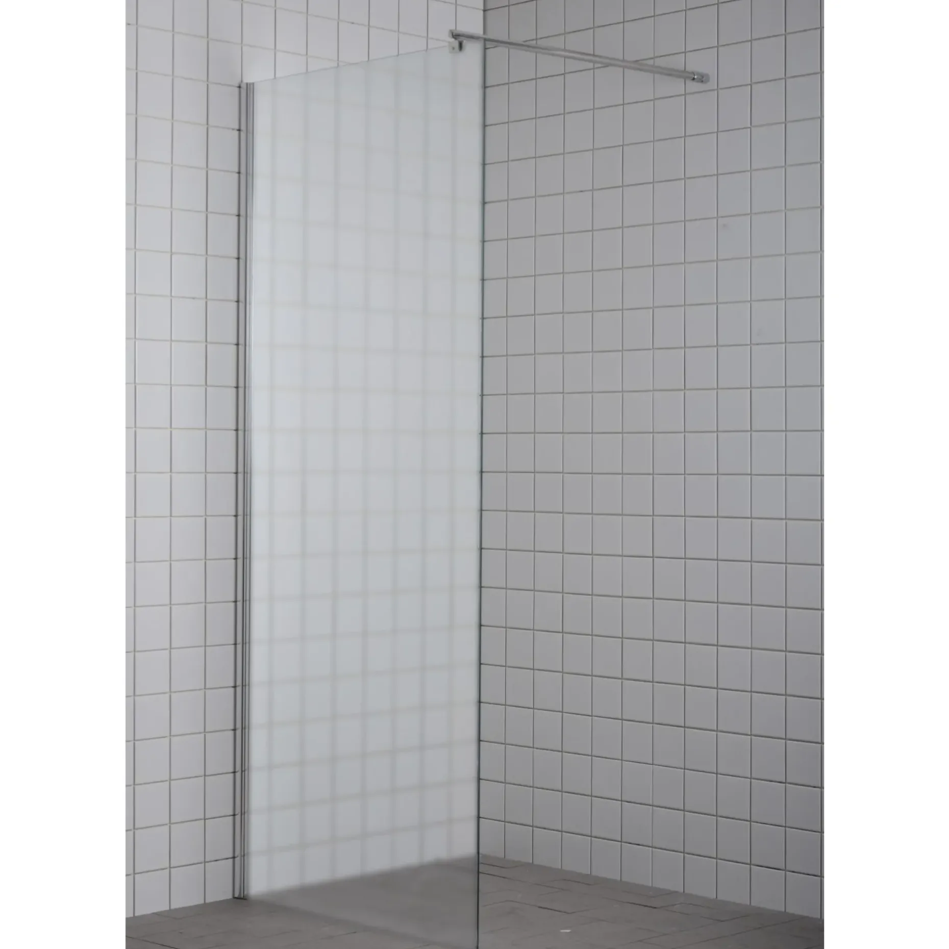 MILOBAD 80X190 BRUSEVÆG FROSTED 80 CM