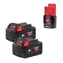 MILWAUKEE M12 - M18 B52 BATTERISÆT 18V 5 AH 2 STK