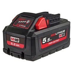 MILWAUKEE M18 HB5.5 BATTERI 18V 5,5 AH 1 STK