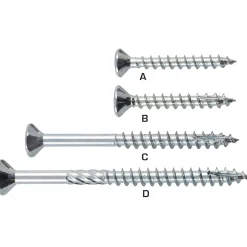 NKT SPUN®+ UNIVERSALSKRUE SPUN+ SKRUE 3,0X20 MM ELFORZINKET 200 STK