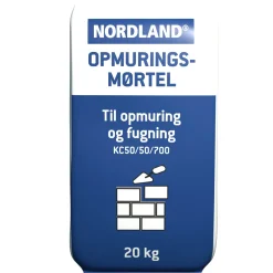 NORDLAND OPMURINGSMØRTEL GRÅ 20 KG