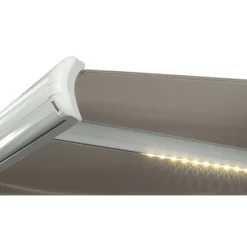 OUTFIT LIANA M/LED MARKISE M/MOTOR TAUPE/HVID 480 CM