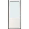 OUTLINE 3-LAGS KLART GLAS FACADEDØR 114 X 948 X 2118 MM H HVID
