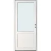 OUTLINE 3-LAGS KLART GLAS FACADEDØR 114 X 948 X 2118 MM V HVID