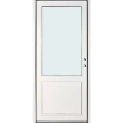 OUTLINE 3-LAGS KLART GLAS FACADEDØR 114 X 948 X 2118 MM V HVID