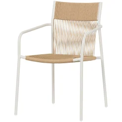 OUTRIUM GILI/CATANIA MED 4 STOLE HAVEMØBELSÆT TEAK/GRÅBEIGE