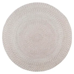 OUTRIUM UDENDØRSTÆPPE GENANVENDT PLAST (PET) BRUN Ø120 CM