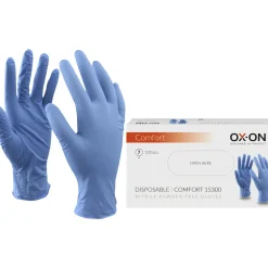 OX-ON 150.17 HANDSKE 10XL BLÅ 100 STK