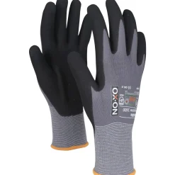OX-ON FLEXIBLE SUPREME 1600 ARBEJDSHANDSKE CE 10 GRÅ/SORT 1 PAR