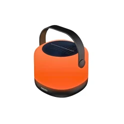 PHILIPS ALULA GENOPLADELIG SOLCELLE BORDLAMPE SORT