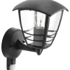 PHILIPS CREEK OP M/SENSOR UDENDØRS VÆGLAMPE SORT 60W
