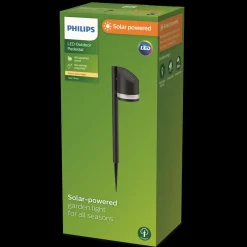 PHILIPS FYVE SOLCELLE BEDLAMPE SORT 28,4 CM