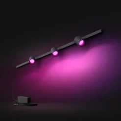 PHILIPS HUE PERIFO 3 SPOT SKINNESYSTEM SORT LED 5W