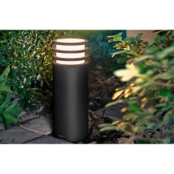 PHILIPS HUE W LUCCA BEDLAMPE ANTRACITGRÅ 40 CM