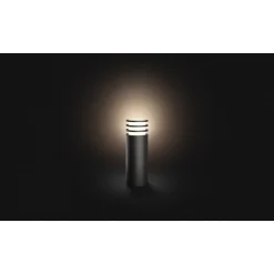 PHILIPS HUE W LUCCA BEDLAMPE ANTRACITGRÅ 40 CM