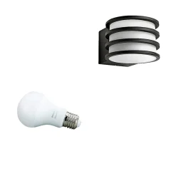 PHILIPS HUE W LUCCA UDENDØRS VÆGLAMPE 9W ANTRACITGRÅ