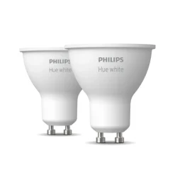 PHILIPS HUE W 2-PAK SMART LED PÆRE GU10 SPOT 5W