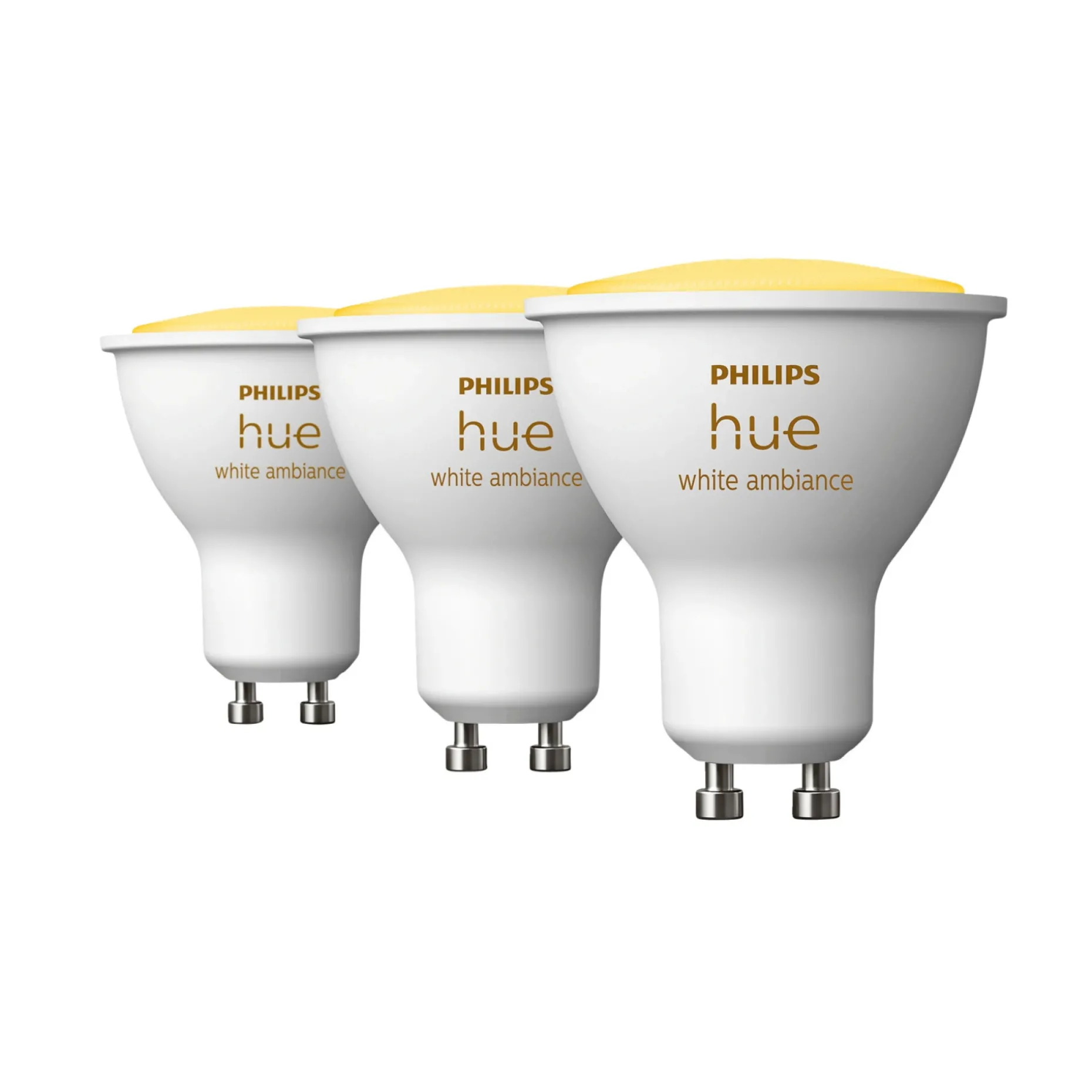 PHILIPS HUE WA 3-PAK SMART LED PÆRE GU10 SPOT 5W