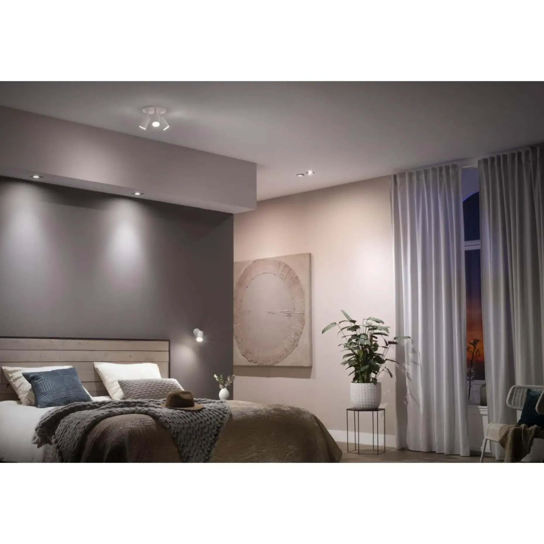 PHILIPS HUE WA 3-PAK SMART LED PÆRE GU10 SPOT 5W