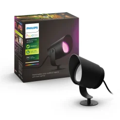 PHILIPS HUE WCA LILY XL SPOTLAMPE SORT INTEGRERET LED 15W