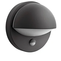 PHILIPS JUNE M/SENSOR UDENDØRS VÆGLAMPE ANTRACIT 12W