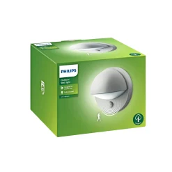 PHILIPS JUNE UDENDØRS VÆGLAMPE GRÅ 12W