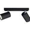 PHILIPS KOSIPO 2 SPOTLAMPE SORT GU10 2X5,5W