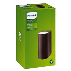 PHILIPS NIGHTINGALE UDENDØRS VÆGLAMPE GRÅ 2X35W