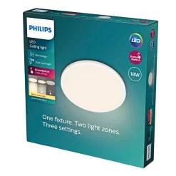 PHILIPS OZZIET PLAFOND 18W HVID 0 0