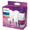 PHILIPS 2-PAK LED PÆRE STANDARD E27 5W