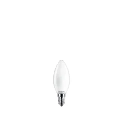 PHILIPS 2-PAK MAT LED PÆRE KERTE E14 2W