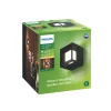 PHILIPS PARTERRE UDENDØRS VÆGLAMPE SORT 8W